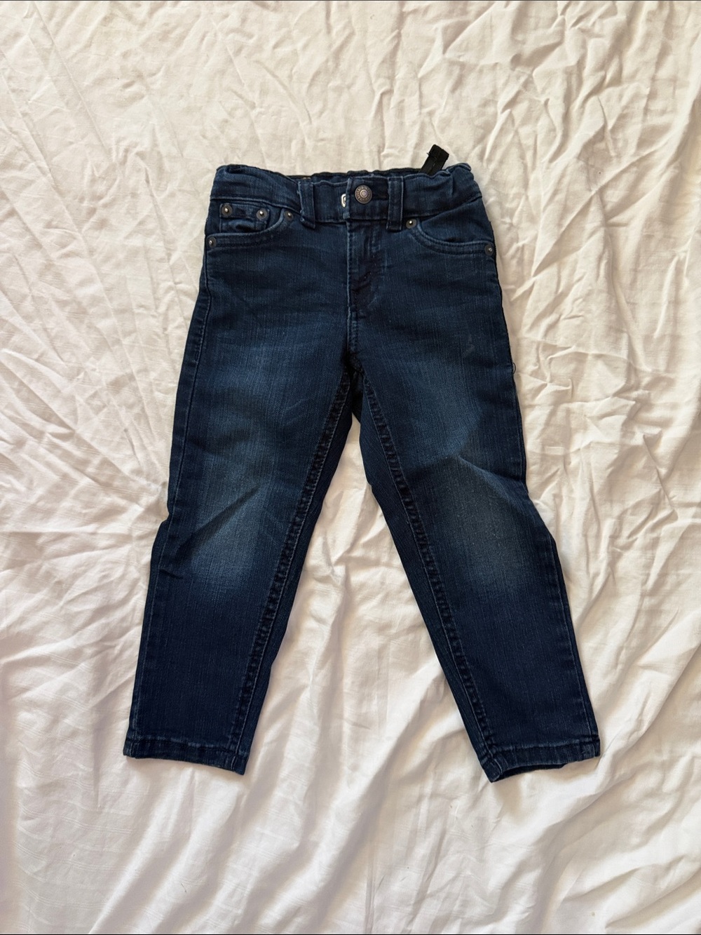 Levi's Kids Dark Blue Denim Jeans - Classic Straight Cut